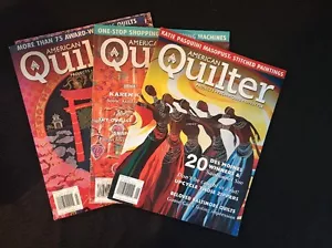 Lot of 4, Jan, May & July 2012 American Quilter Magazine & July/Aug Supplement - Foto 1 di 5