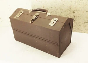 Vtg Kennedy Kits 1017 1018 Hip Roof Cantilever Machinist Tool Box Tackle Box USA - Picture 1 of 14