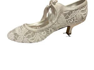 Elegant Park HC1702 Women’s Wedding Shoes, Ivory US 8 New - Picture 1 of 2