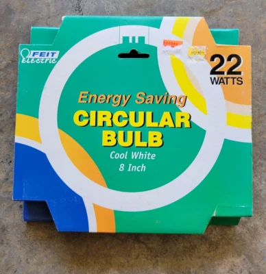 Feit Electric Circular Bulb Cool White 22 Watts 8 Inch  - 3 Bulbs Total - Image 1 of 3