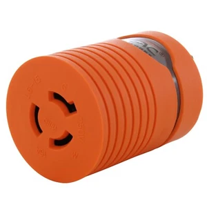 Compact NEMA 6-15P to L6-15R Locking Adapter | AC WORKS® Durable Design - Picture 1 of 7