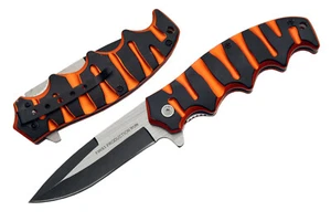 Bright Orange & Black Assisted Opening Knife - NEW - First Production Run - Picture 1 of 1