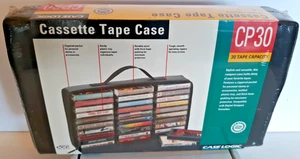 Case Logic CP30 soft case 30 Cassette Tape travel case holder black NEW - Bild 1 von 2