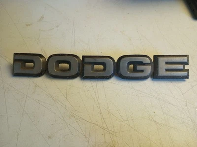 Metal 1985 - 1993 Dodge Ram Van Truck Hood Emblem D150 D250 D350 OEM 4357050 - Image 1 of 4