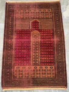 Afghan Rug, Vintage Rug,Hand knotted Medallion Rug, Boho Rug,Taimani Rug,2x3 ft - Picture 1 of 7