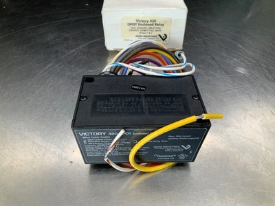 Veris Industries Victory 420 DPDT Enclosed Relay , Coil 24vac/dc, 208-277vac - Image 1 of 4