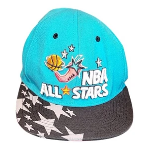 1996 NBA All-Star Game Adidas Snapback Adulto Sombrero Gorra Fiesta Álamo Chili Pepper - Imagen 1 de 5