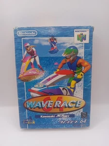 Wave Race 64 Kawasaki Jet Ski Nintendo 64 with Manual N64 Japan NTSC-J - Picture 1 of 4