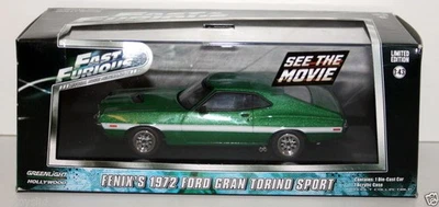 GREENLIGHT 1/43 - 86218 FAST & FURIOUS FENIX'S 1972 FORD GRAN TORINO SPORT — 第 1/4 张图片