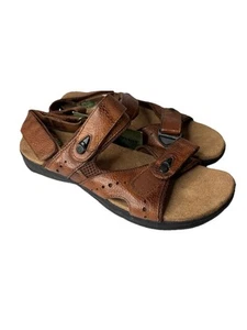 Earth Spirit Saline Damen braun Kiesel Leder Knöchelriemen Größe 9 - Bild 1 von 12