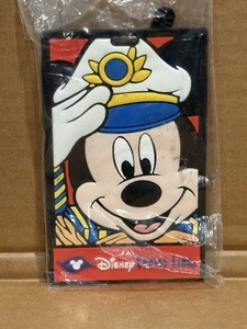 Disney Cruise Line Captain Mickey Mouse Luggage Tag New - Picture 1 of 3