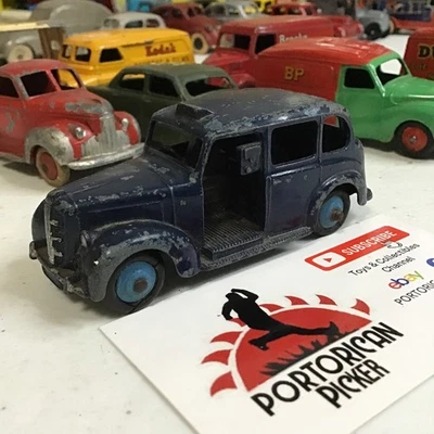 MECCANO DINKY TOYS #254 BLUE 1960s AUSTIN TAXI CAB 1/50 ENGLAND - Image 1 of 4