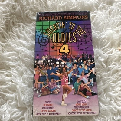 Richard Simmons Sweatin' to the Oldies 4 NEW Sealed VHS Aerobic Concert Exercise - Image 1 of 4
