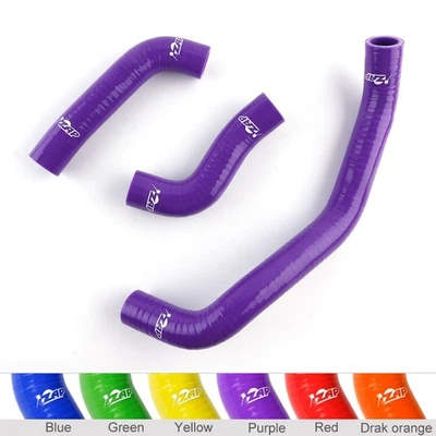 Purple For Kawasaki ZZR1200 ZX1200C 2002-2005 Silicone Radiator Coolant Hose - Imagem 1 de 4