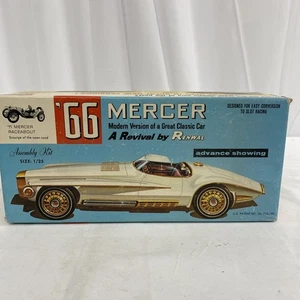 1966 Renwal Mercer 1/25 Scale Model Kit Open Blx/new See Pics - Picture 1 of 8