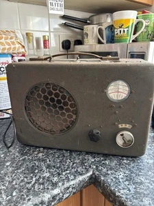 WW2 German Army Airforce Secret Services Wehrmacht R3 Radione 240volt Powers Up - Picture 1 of 18