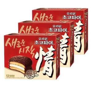 Orion Choco Pie Original Paquete de 3 cajas (36 tartas en total) de Corea - Imagen 1 de 1