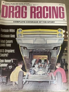 DRAG RACING MAGAZINE April 1967 DRAGSTERS Drag Racing Funny Cars Gashouse Gang - Foto 1 di 13