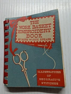 The Vintage Illustrated Work Basket Embroidery Book 1941 Ruth Wyeth Spears - Bild 1 von 17