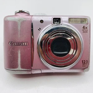Canon PowerShot A1100 IS Pink Digital Compact Camera Tested VHTF from Japan - Picture 1 of 12
