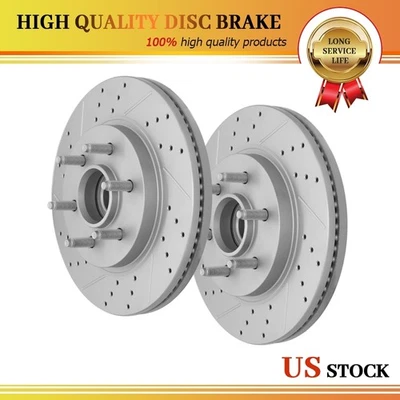 Rotores de freno delanteros para Ford F-150 2006-2008 Lincoln Mark LT 2004-2008 2x2 Foto 1 de 4