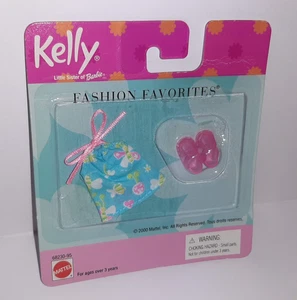 Barbie Kelly Fashion Favorites 2000 Mattel Nuevo en Paquete Original Vestido y Zapatos - Imagen 1 de 2