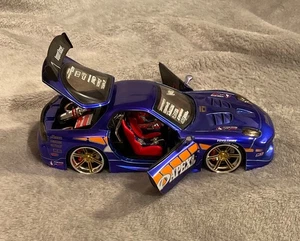 Jada Toys Import Racer 1/24 Apex Mazda RX-7 Diecast Modell blau - Bild 1 von 4