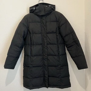 LL Bean Womens Ultrawarm Jacket Down Parka Long Coat Black Size XS Petite - Picture 1 of 21