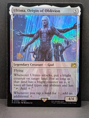 Ultima, Origin of Oblivion Prerelease Foil FFXVI Final Fantasy 14 Magic MTG NM - Image 1 of 2