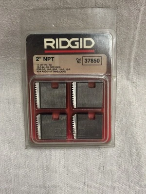 Ridgid 37850 2” NPT Pipe Threading Dies - Image 1 of 4