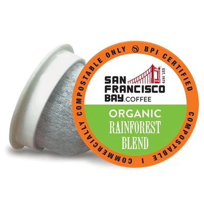 Compostable Coffee Pods - Organic Rainforest Blend (80 Ct) K Cup Compatible - Image 1 of 4