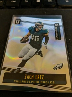 2019 Panini Unparalleled ZACH ERTZ INFINITE #104 EAGLES 024/150 - Image 1 of 2