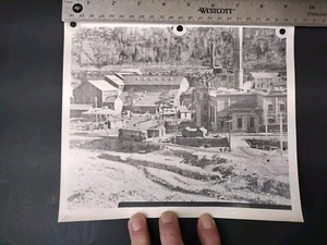 Historic Homestake Mine Photo Deadwood Old Buildings, Railcars, Mining Operation - Picture 1 of 5