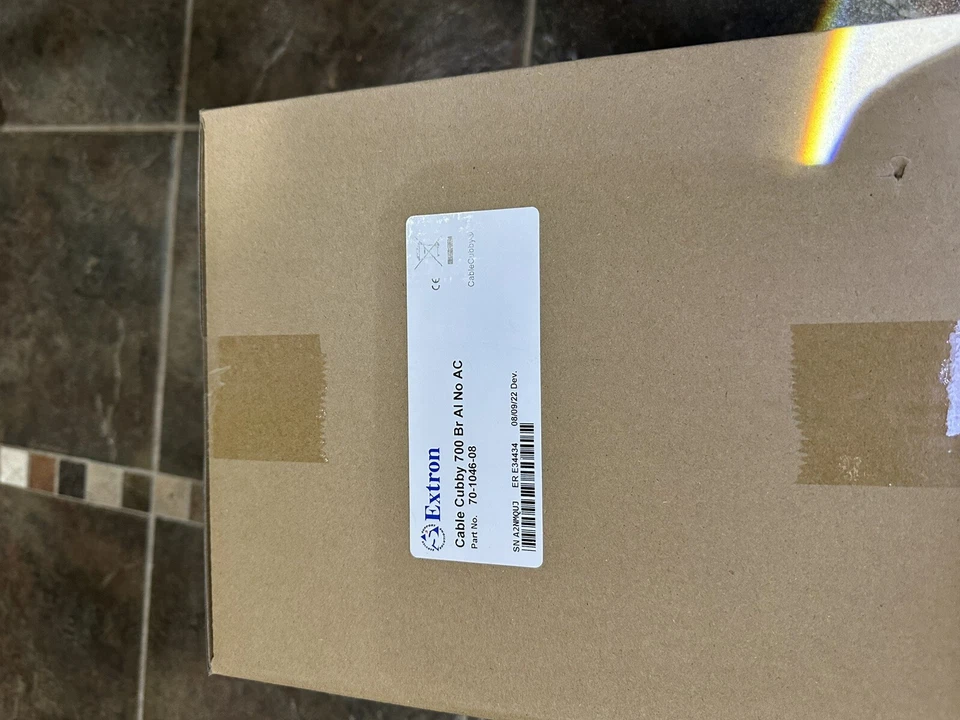 NEW Extron Cable Cubby 700 Black Finish Kit 70-1046-08 BR-AL- NO-AC - Image 1 of 1