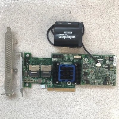 Adaptec Raid Controller ASR-6805T 8 Ports PCIE2 x8 512MB+BBU Battery - Bild 1 von 4