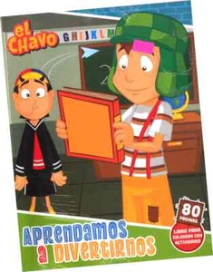 LIBRO PARA COLOREAR "EL CHAVO; APRENDAMOS A DIVERTIRNOS", EN ESPAÑOL - Picture 1 of 2