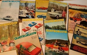 Quattroruote. Annata 1965 (Manca n°7 di Luglio). Lotto di 11 volumi. Domus Ed. - Picture 1 of 20