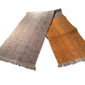 Alpaca Wool Scarf Accessories Wrap Shawl Fringe - Picture 1 of 12