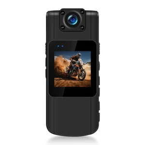 Body Camera HD 1080P 20 Hour Camcorder Mini Police 180° Video DVR IR Night Cam - Picture 1 of 21
