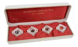 Die Kleinsten Bucher der Welt in 7 Sprachen ~ MACRO-MINIATURE BOOKS ~ c. 1950 - Picture 1 of 6