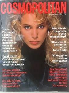 COSMOPOLITAN NOV 1987 - ANNE DIAMOND - FERGIE - EDWINA CURRIE - JO RHODES - Imagen 1 de 1