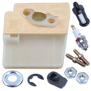 Filtro de combustible de aire para Stihl 026AV 024 026 MS240 MS260 barra tuerca perno 1121 120 1612 - Imagen 1 de 3