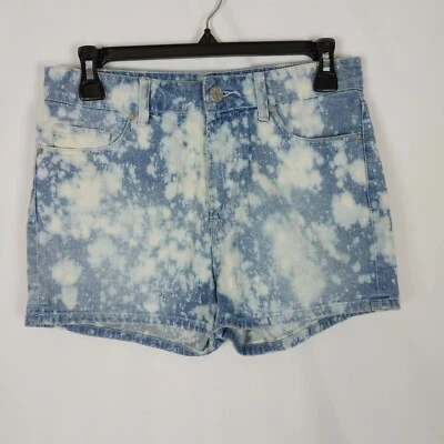 Pantalones cortos de mezclilla BDG de tiro alto Erin de 5 bolsillos para mujer talla 27 lavado ácido Foto 1 de 4