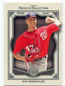2013 TOPPS MUSEUM COLLECTION BASE #49 GIO GONZALEZ NATIONALS *43570 - Foto 1 di 1
