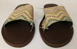 Roxy Women's Helena Slip On Slide Sandals ARJL200753,Mlt, 9 US NWOB - Picture 1 of 2