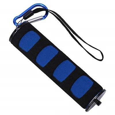 Empuñadura de mango de mano para cámara de esponja de tornillo de 1/4" para cámara GoPro con luz LED DSLR Foto 1 de 4