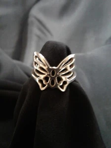 Sterling Silver Butterfly Ring-Size 8 - Picture 1 of 4