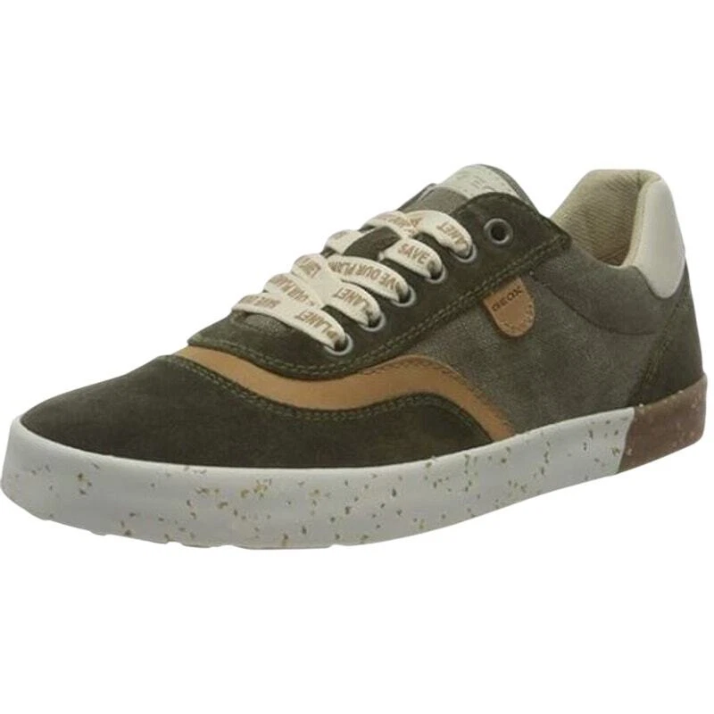 Tênis Geox Boys J Kilwi E cano baixo couro tamanho 34  - Imagem 1 de 4