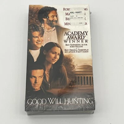 Good Will Hunting VHS NEW SEALED 1997 Robin Williams Matt Damon Miramax VTG MINT - Image 1 of 4