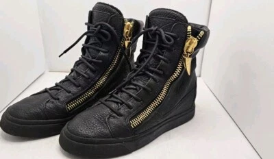 Giuseppe Zanotti Patent Leather London Sneakers Trainers High Top Shoes 38.5. H6 - Image 1 of 4